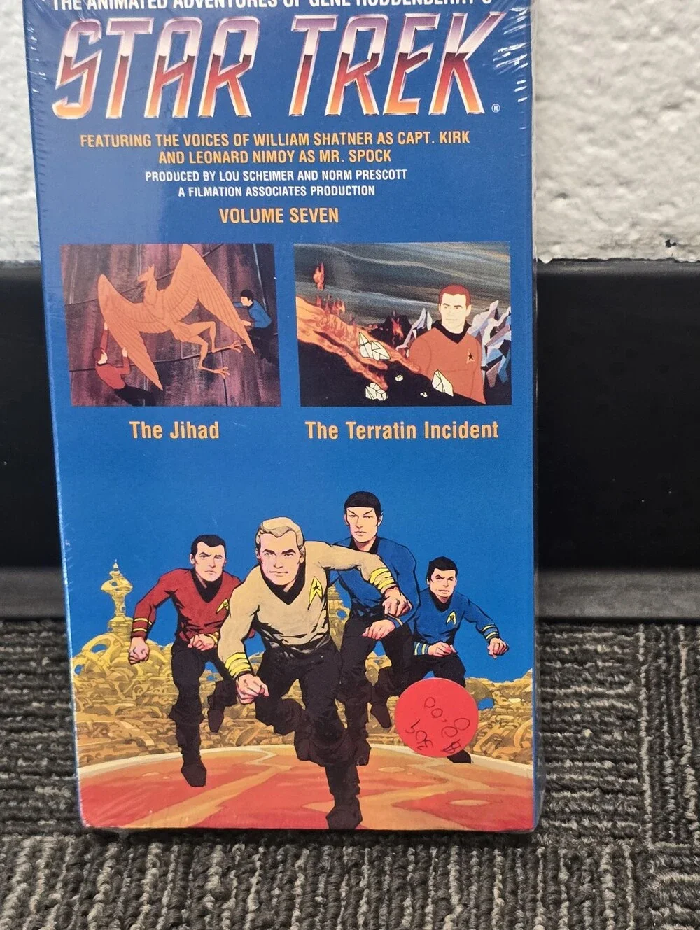 Star Trek: The Animated Adventures Volume Seven  And Nine - Blue Cover